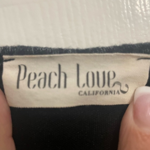 Peach love California Long Sleeve Wrap Dress - Picture 5 of 6